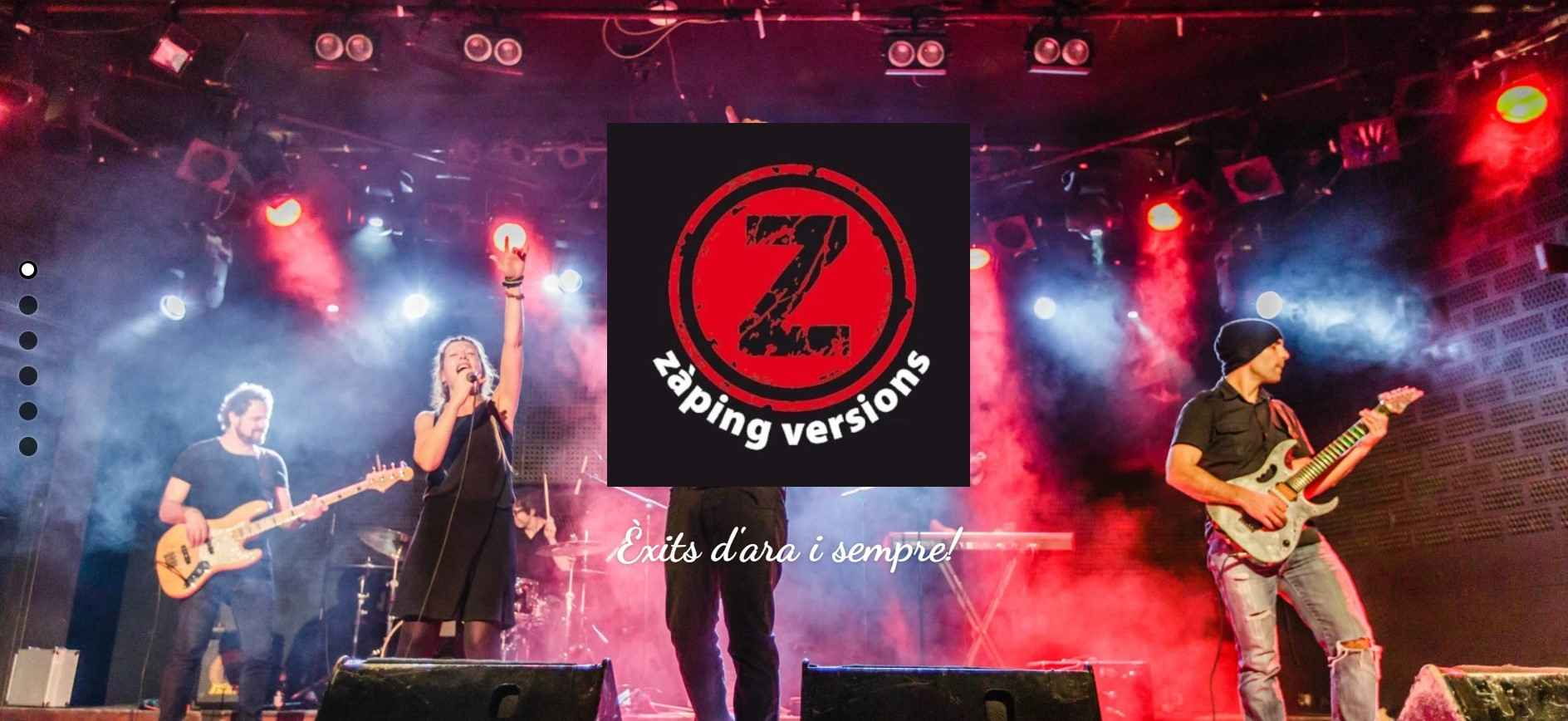 Zaping Versions landing page Zaping Versions landing page